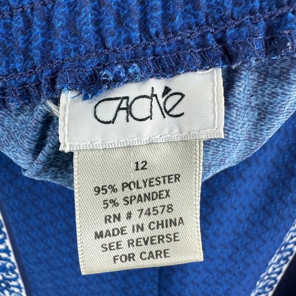 Vintage Cache Wide Leg Palazzo Pants Womens 12 Bandana Boho Western Indie Flowy - Picture 5 of 10